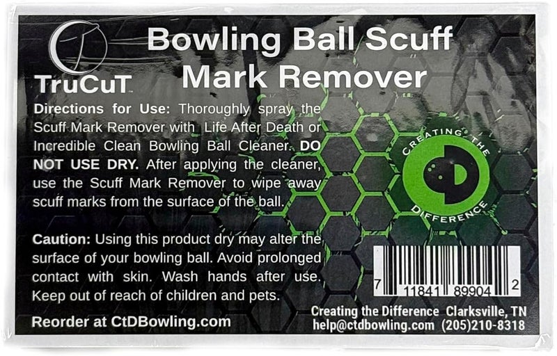 Creating the Difference Incredible Clean Kit | Bowling Ball Cleaner and Life Extender | Strongest Formula Available | Includes 8 oz Bottle Plus a Trucut Scuff Mark Remover & 10 DurablenX Towels - Image 5